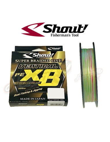 Shout! Vertical X8 0.19mm 300m Multicolor